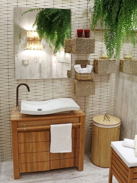 decoração de lavabo simples