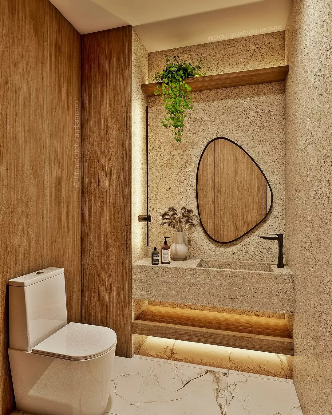 decoração de lavabo simples