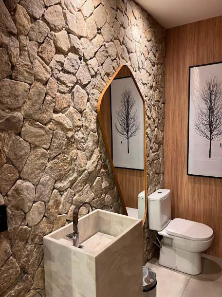 decoração de lavabo simples