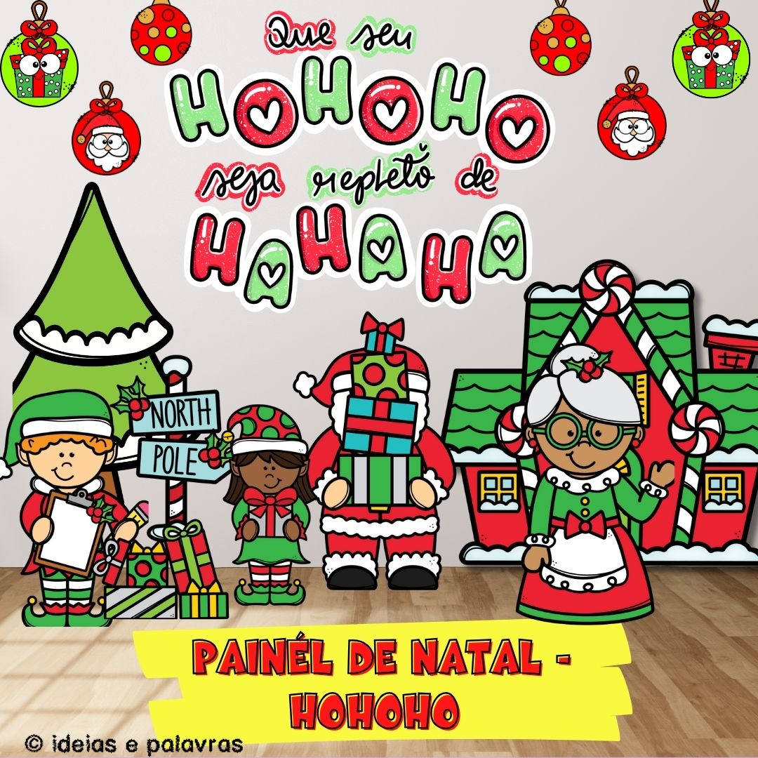 ideias criativas painel de natal para fotos