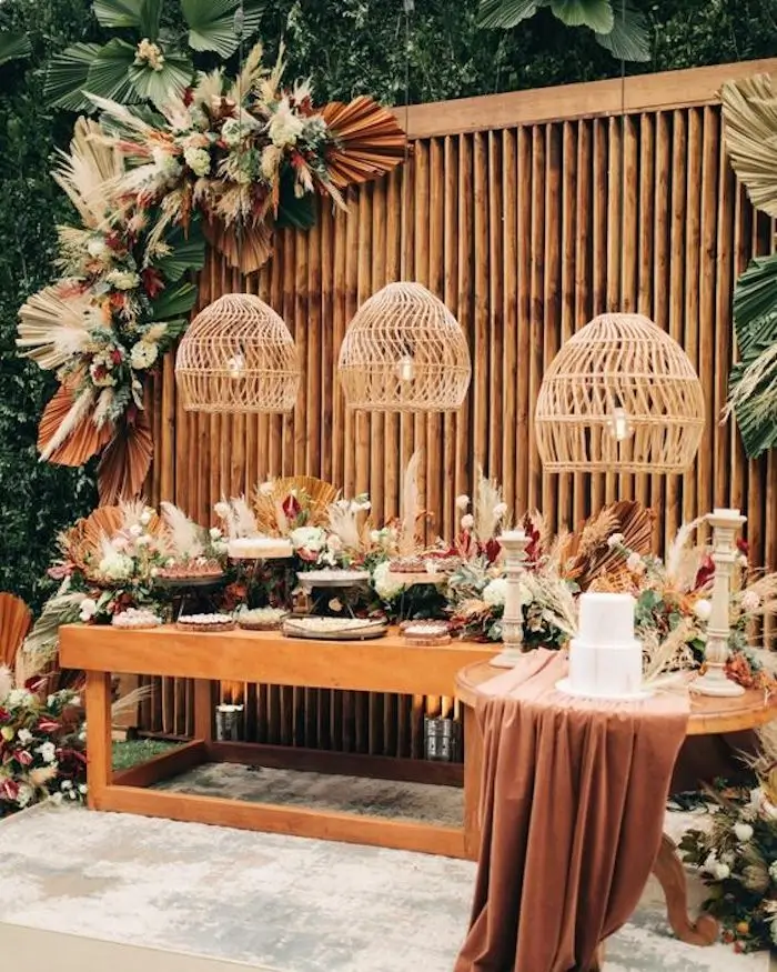 tendências de decoração de noivado 2025