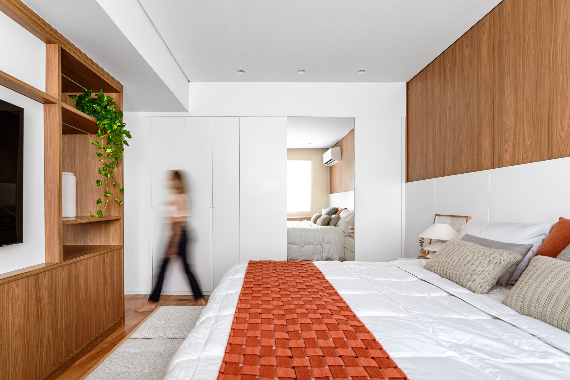 decoração de quarto branco