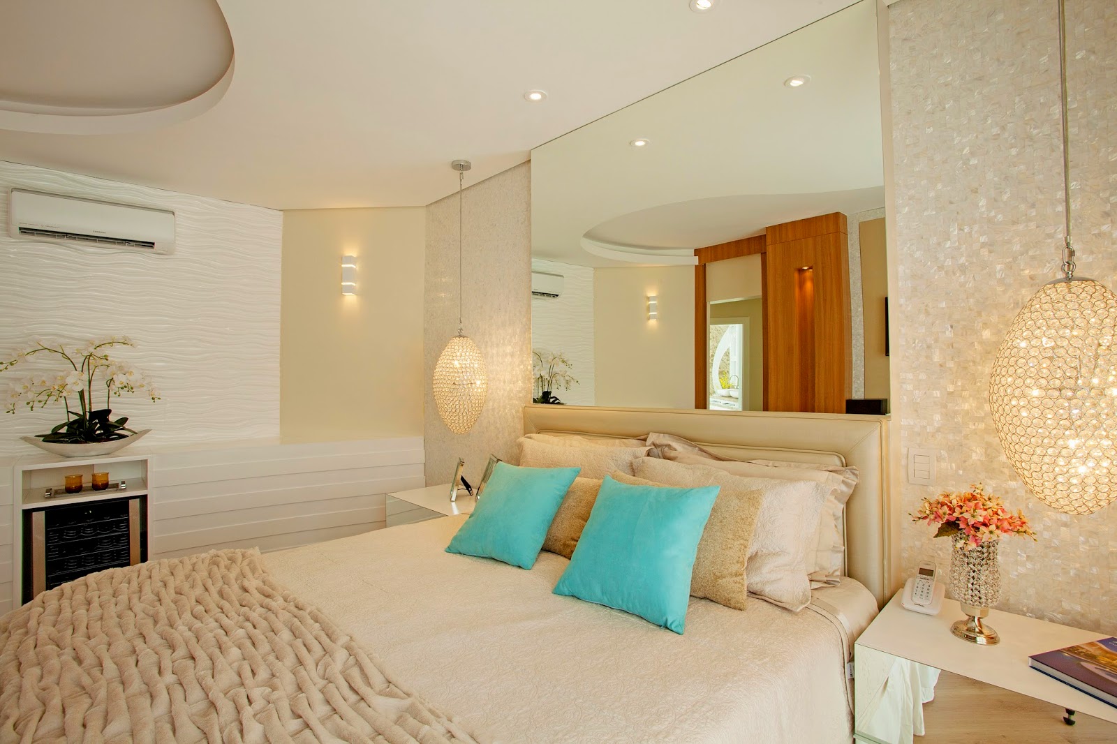 decoração de quarto branco