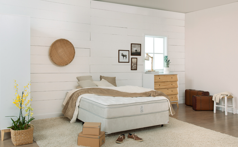 decoração de quarto branco