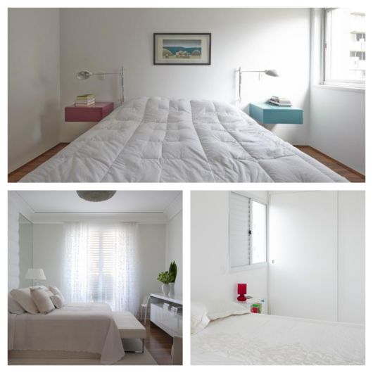 decoração de quarto branco