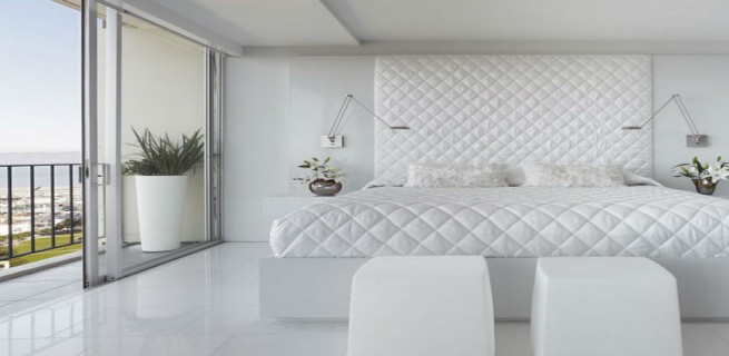 decoração de quarto branco