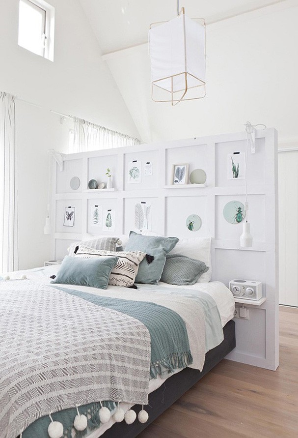 decoração de quarto branco