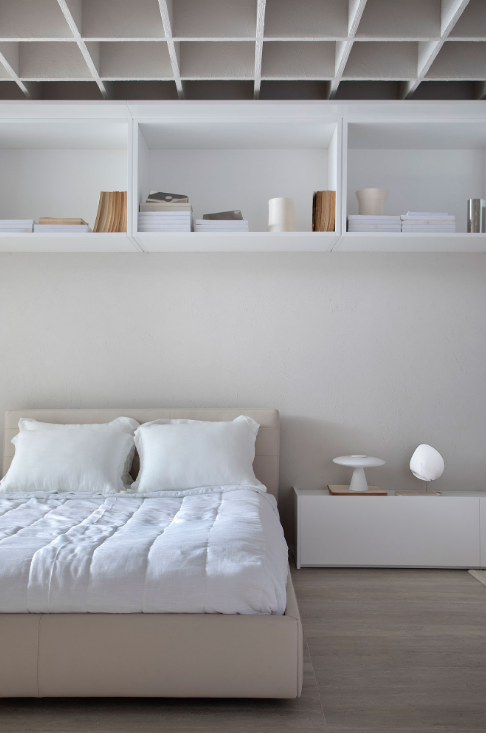 decoração de quarto branco