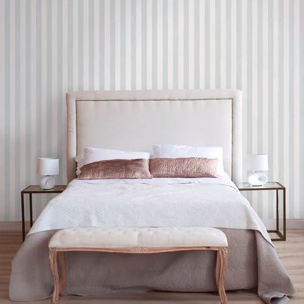 decoração de quarto com papel de parede