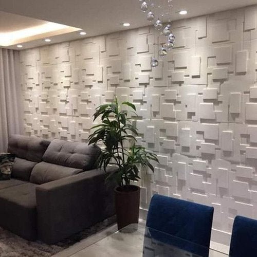 decoracao de quarto com placa 3d