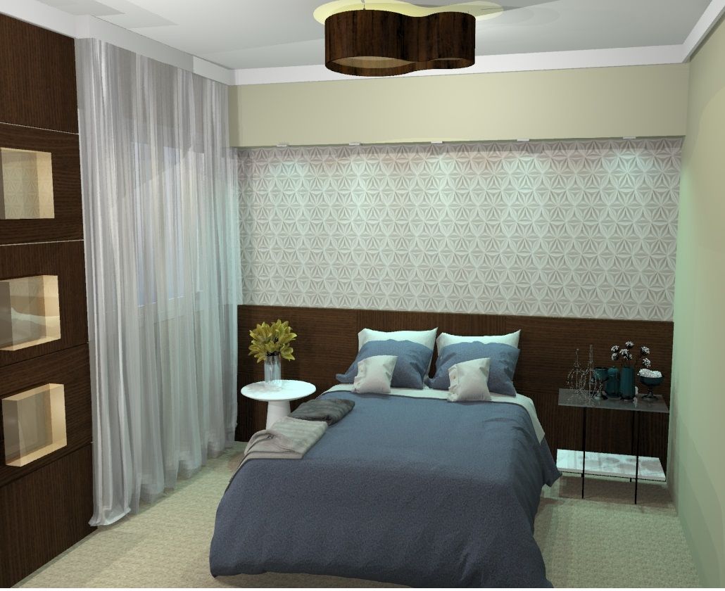 decoracao de quarto com placa 3d