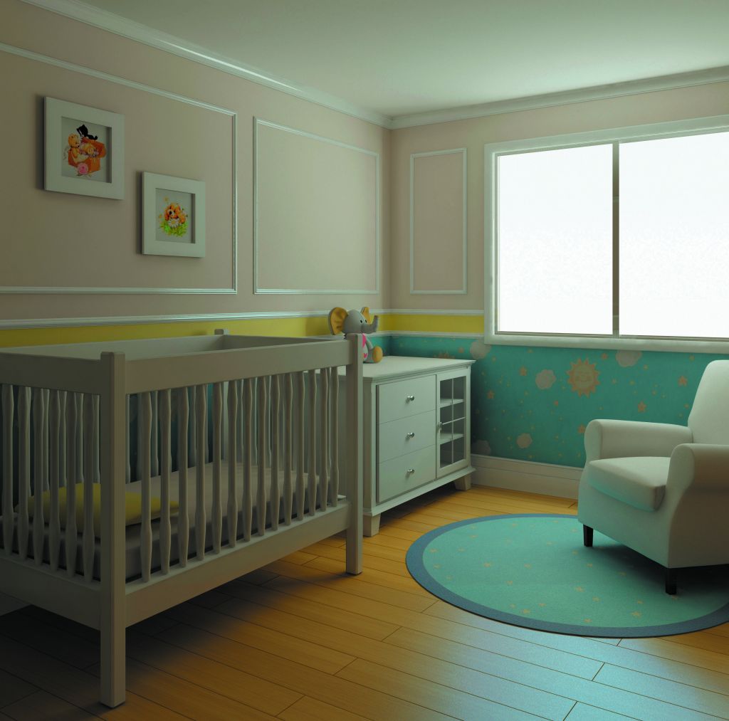 decoracao de quarto de bebe simples e barato