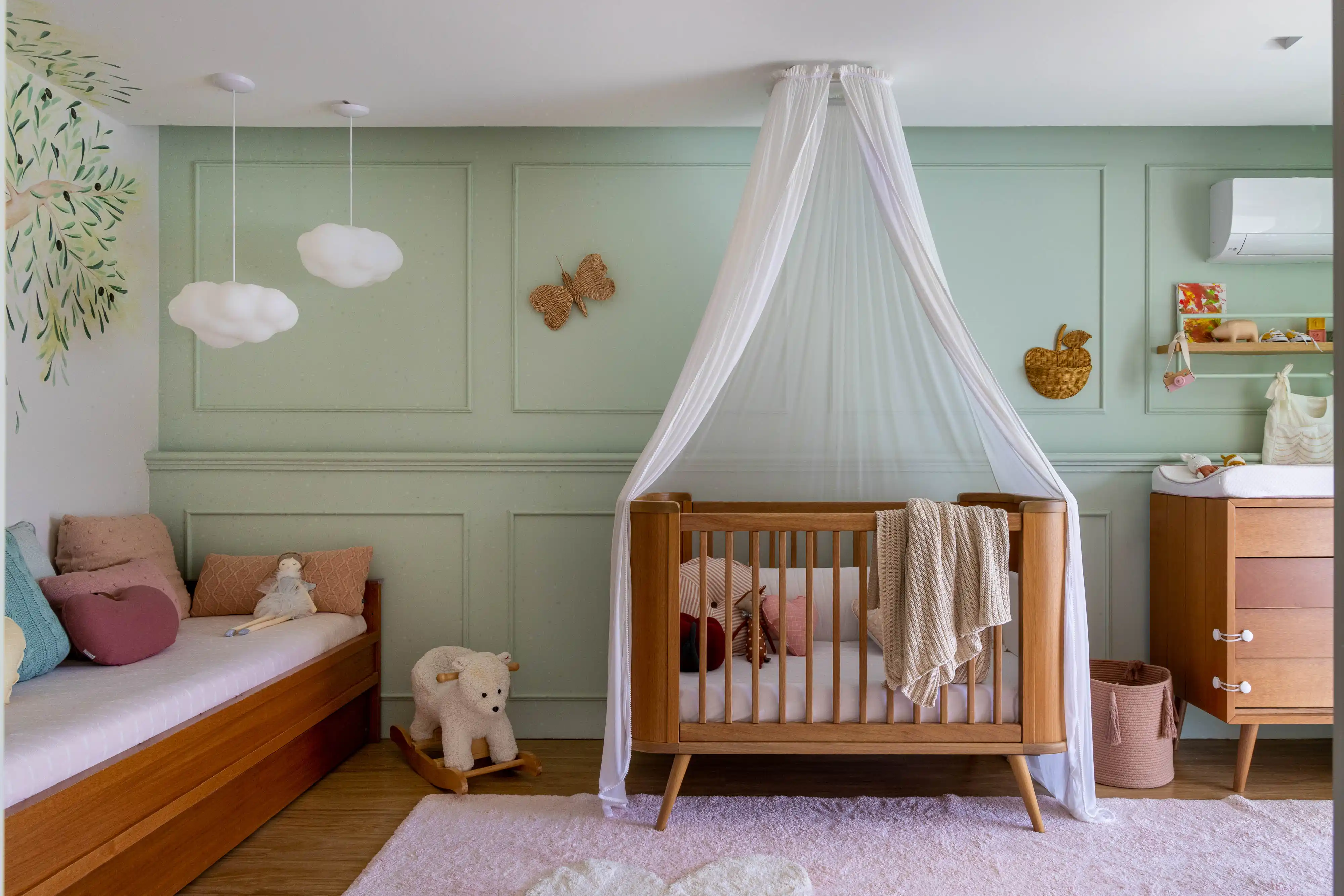 decoracao de quarto de bebe simples e barato