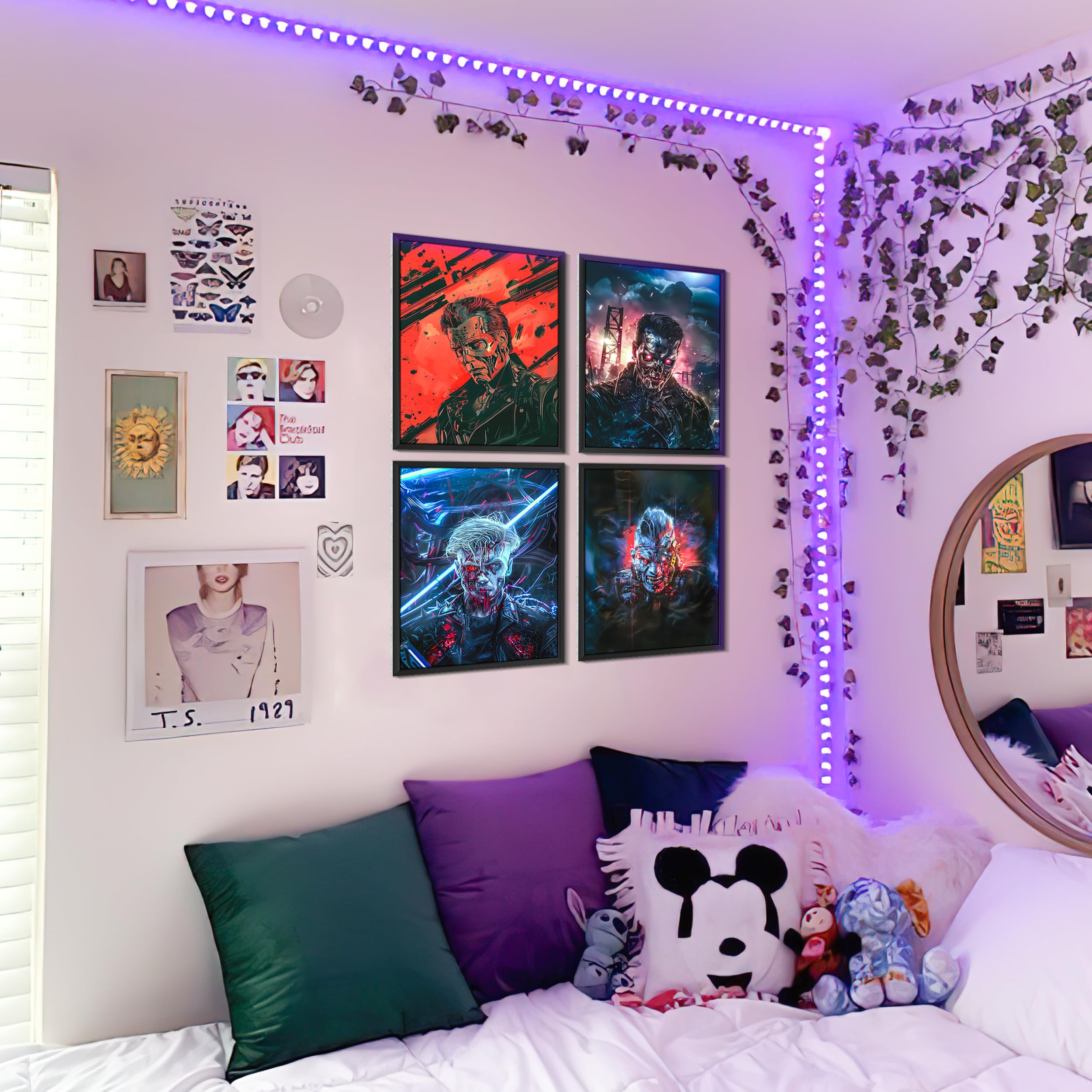 Como criar uma gallery wall estilo emo com lambe-lambe