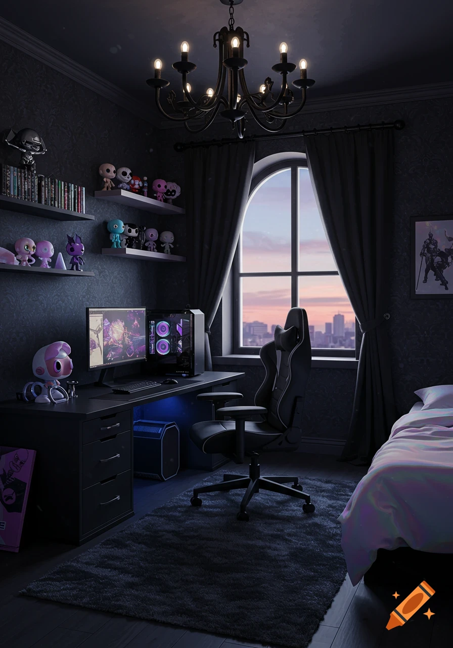 5 itens de iluminação essenciais para um quarto emo