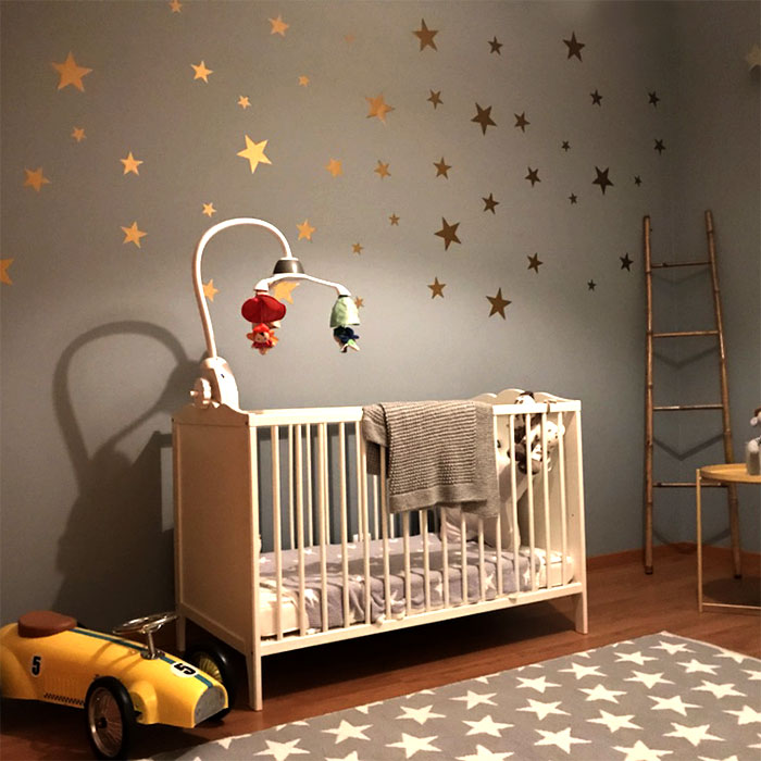 decoração de quarto estrela