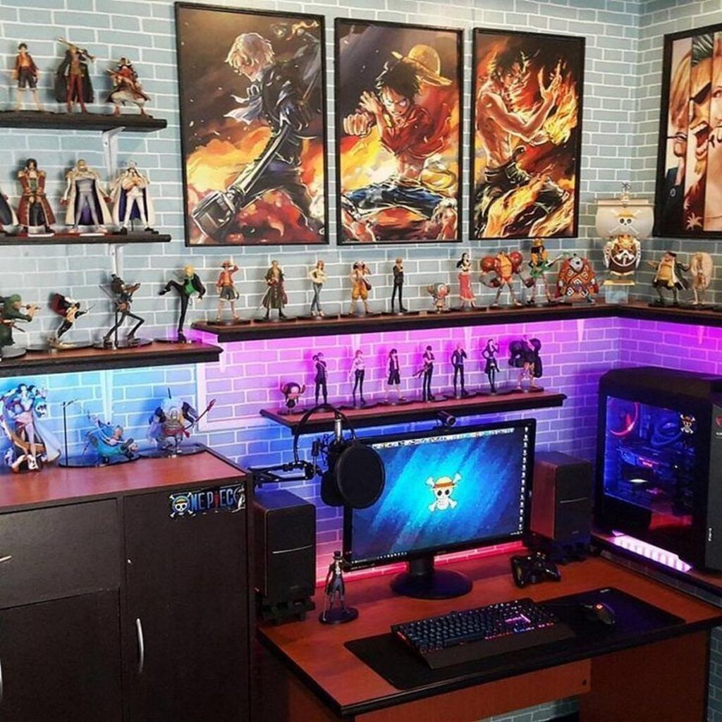 Ideias de Decoração Temática para Quarto Gamer: De Funko Pop a Quadros Mosaico