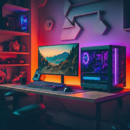 decoração de quarto gamer