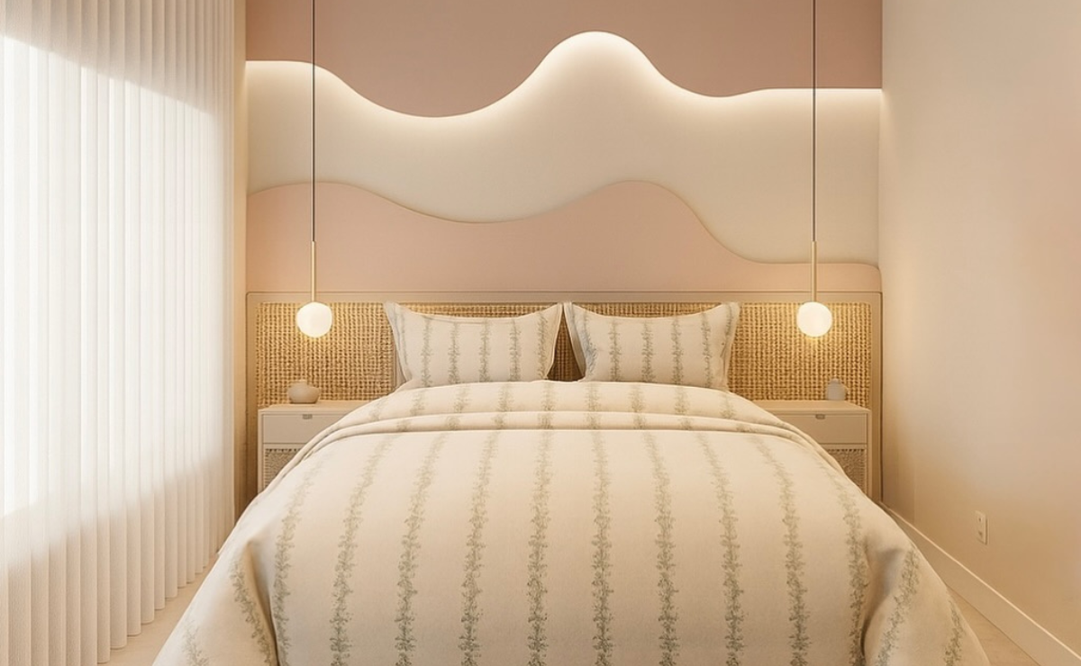 decoração de quarto grande feminino