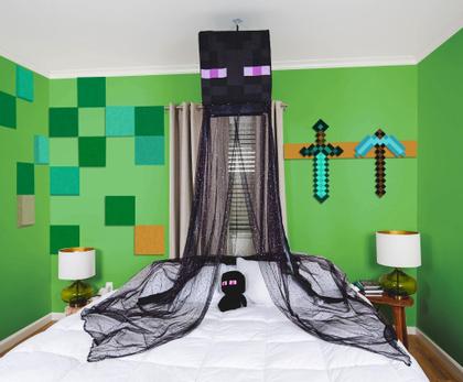 decoração de quarto minecraft