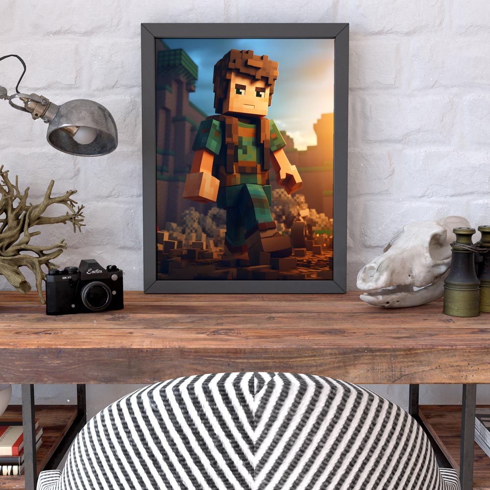 Transforme o Quarto do Seu Filho: Adesivos e Papéis de Parede Minecraft que Você Precisa Conhecer