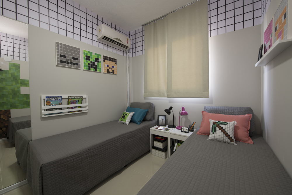 Transforme o Quarto do Seu Filho: Adesivos e Papéis de Parede Minecraft que Você Precisa Conhecer