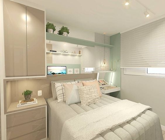 Cores e Iluminação: Como Ampliar Visualmente seu Quarto Pequeno