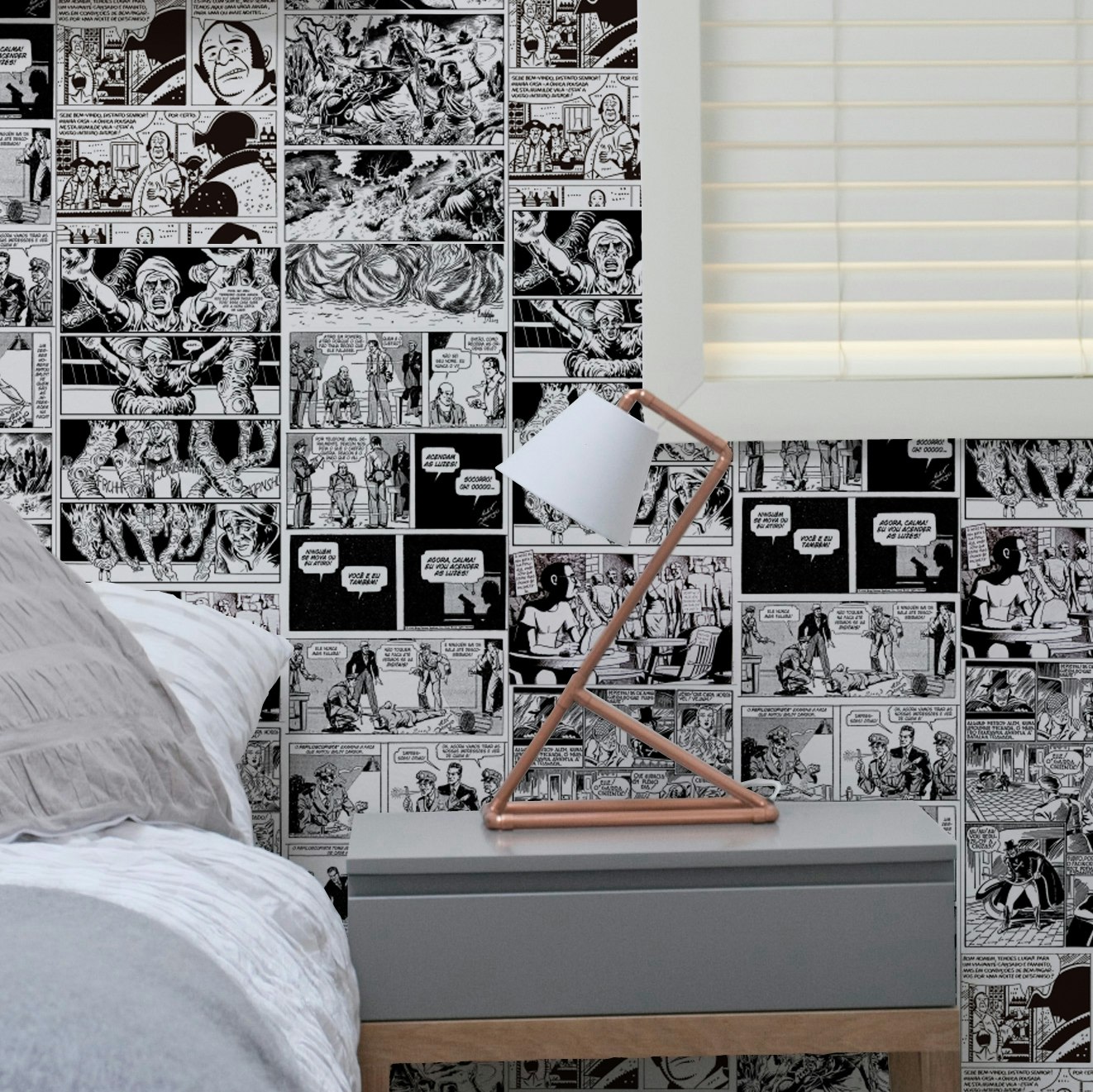 decoração de quarto quadrinhos