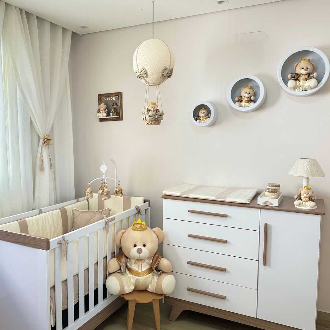 decoração de quarto urso principe
