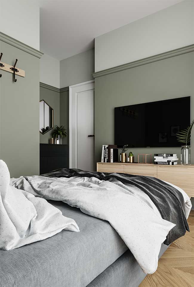 Decoração Rústica vs. Moderna: Verde Oliva em Diferentes Estilos