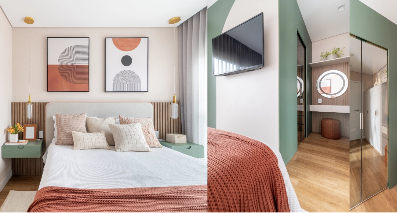 Decoração Rústica vs. Moderna: Verde Oliva em Diferentes Estilos