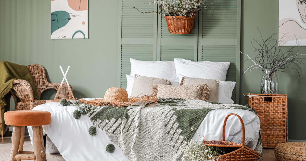 Decoração Rústica vs. Moderna: Verde Oliva em Diferentes Estilos