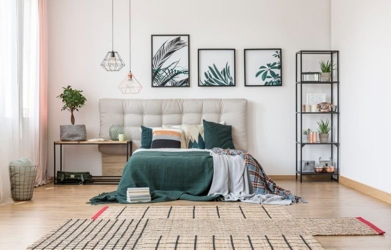 decoração de quarto vintage feminino