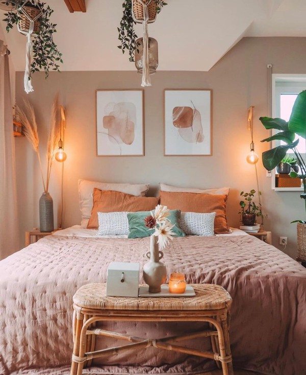 Paleta de Cores Vintage: Guia Completo para um Quarto Feminino Aconchegante