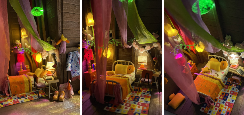 decoração de quarto wandinha