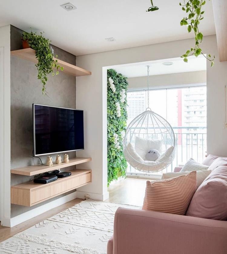 decoração de sala apartamento pequeno