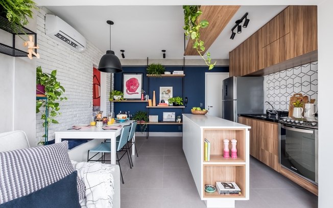 ideias de decoração sala cozinha integrada pequena