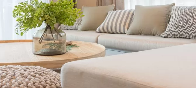 decoracao de sala com estilo coastal