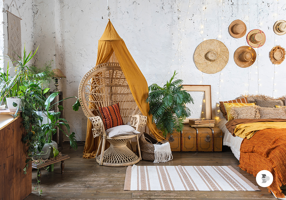 decoração de sala outono vs primavera