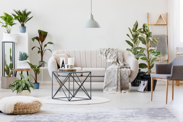 ideias de decoração de sala com tons de outono