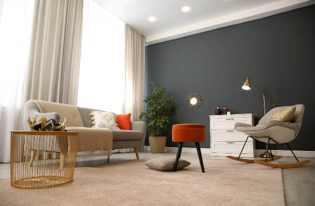 como usar tons terrosos na decoração da sala de outono