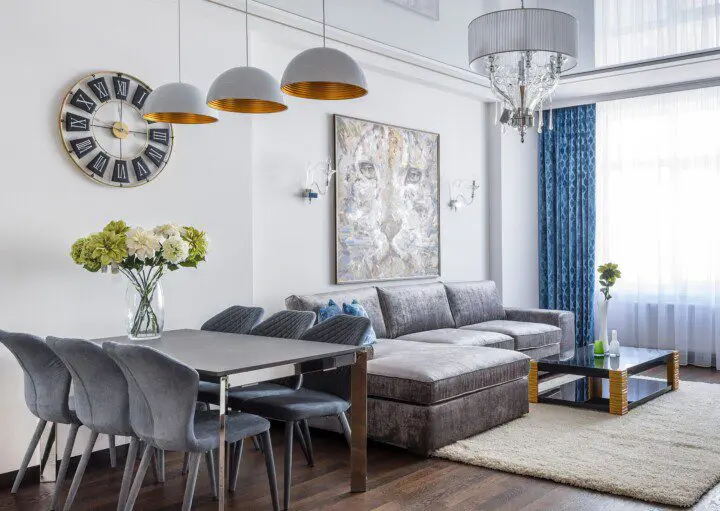 decoracao de sala de estar e jantar integradas