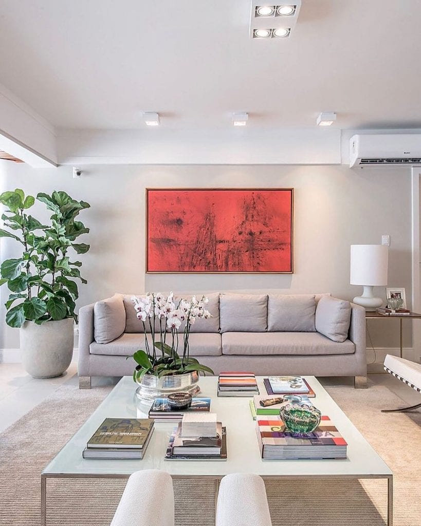 10 ideias sala de estar moderna com plantas