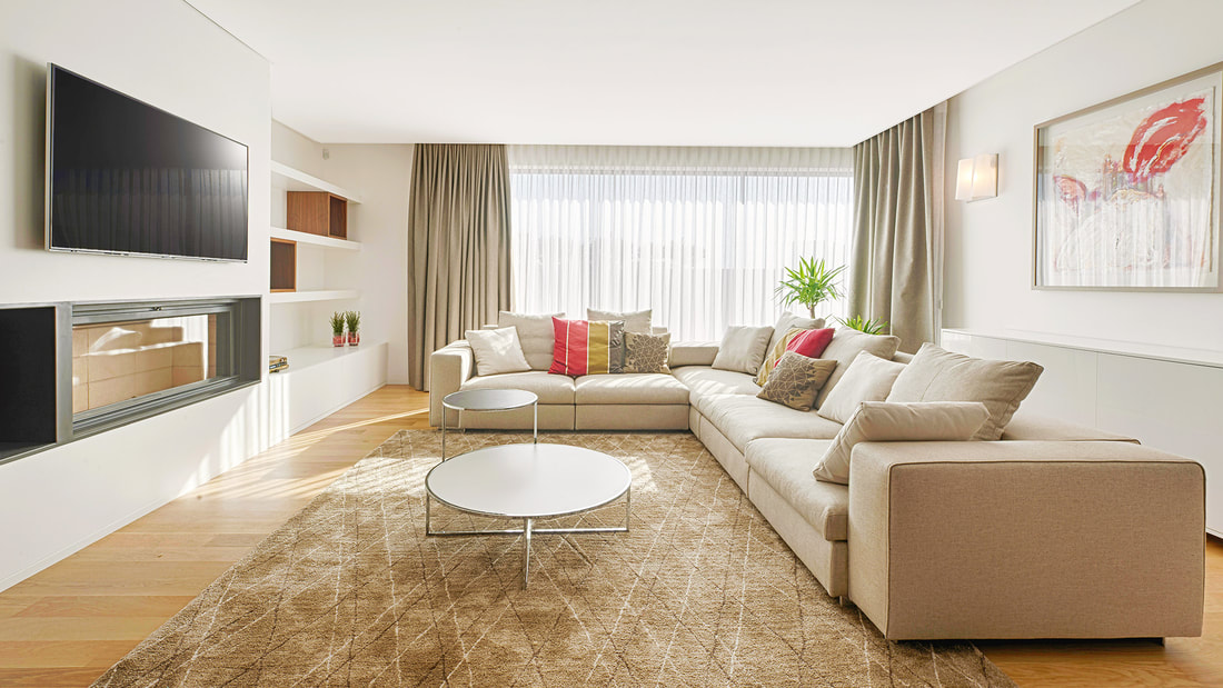 estilo minimalista sensorial versus industrial moderno sala