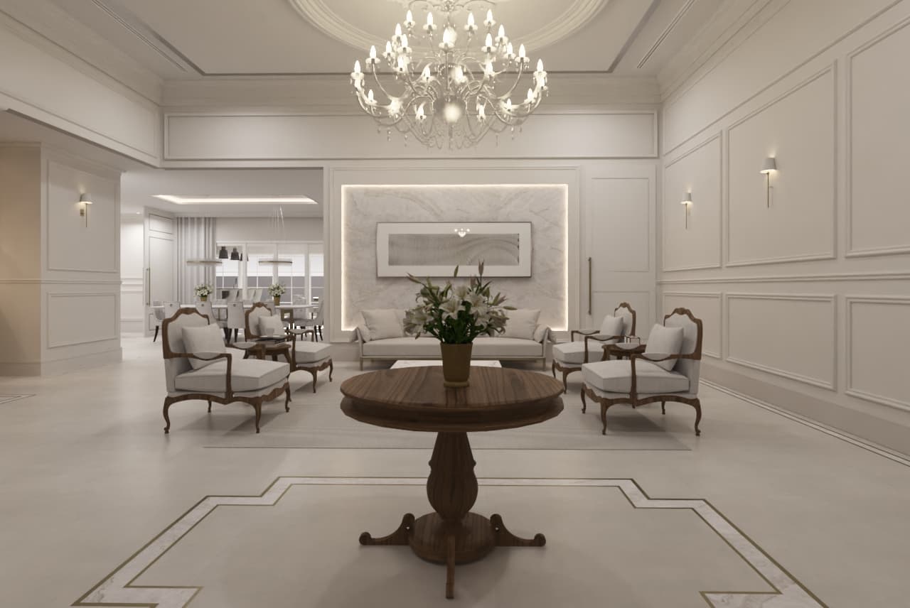 decoração de sala elegante