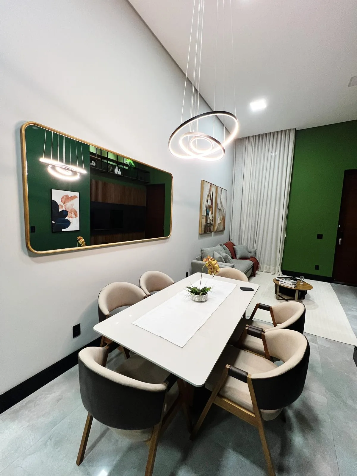 como decorar sala jantar barato