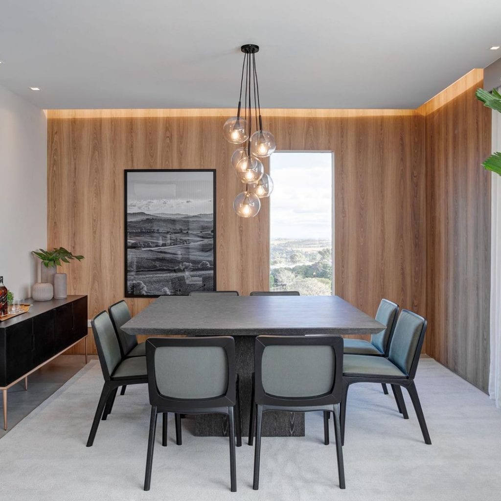 decoração de sala jantar