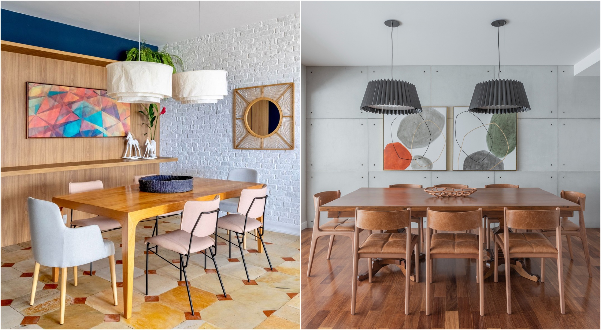 decoração de sala jantar