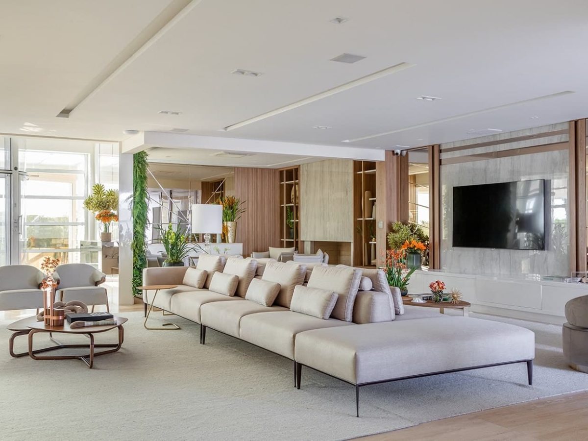 decoração de sala linda pequena vs grande