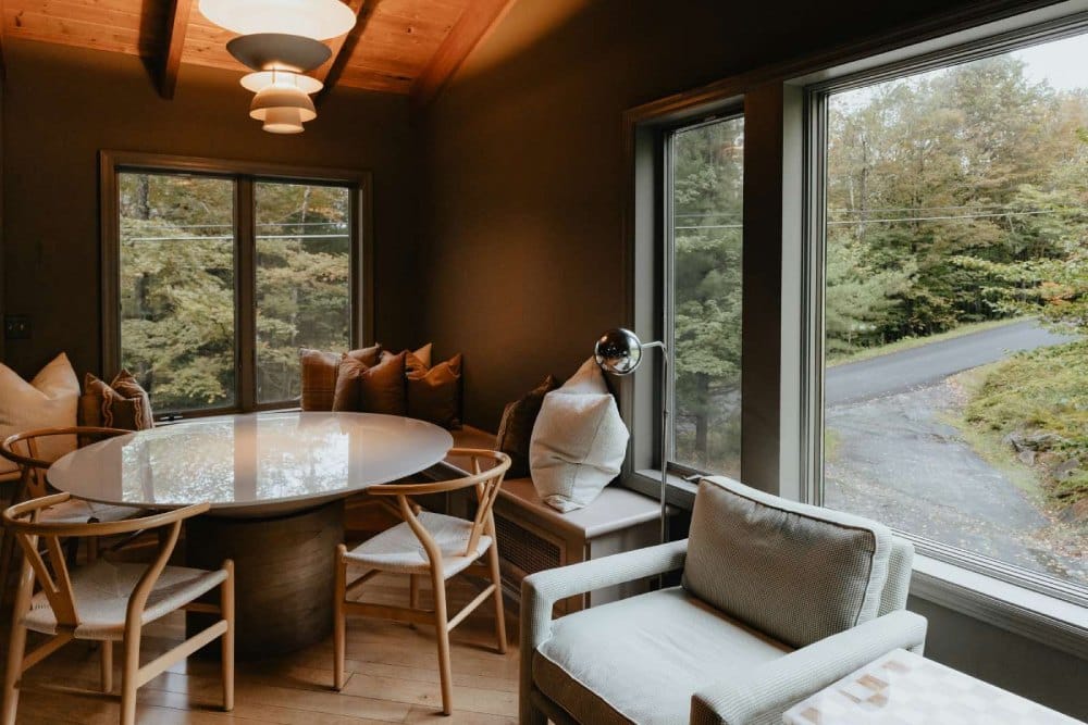 decoração de sala moderna e aconchegante